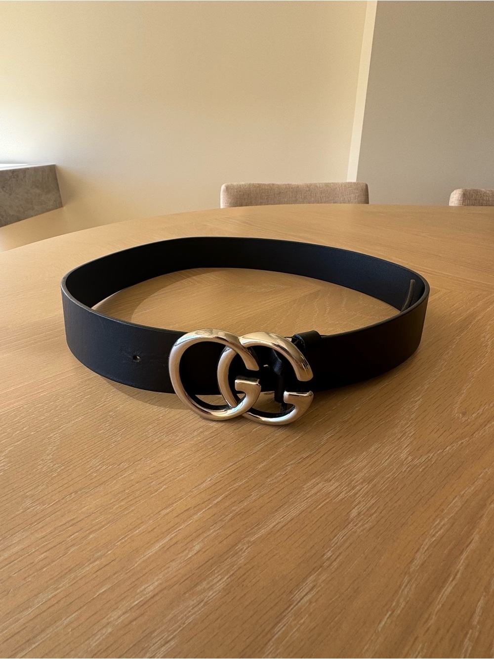 Men’s Gucci GG Interlocking Leather Belt